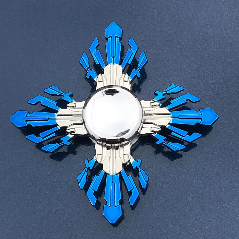 Fidget Spinner Anime Game Cartoon Fingertip Gyroscope Metal Zinc Alloy Mute Hand Spinner Smooth Electroplate Stress Relief Toys