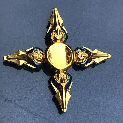 Fidget Spinner Anime Game Cartoon Fingertip Gyroscope Metal Zinc Alloy Mute Hand Spinner Smooth Electroplate Stress Relief Toys