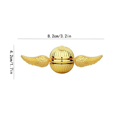 Golden Snitch Cupid Fidget Spinner Antistress Hand Rotation Fidget Toys Angel Wings Hand Spinner Metal Toys For Kids Gift