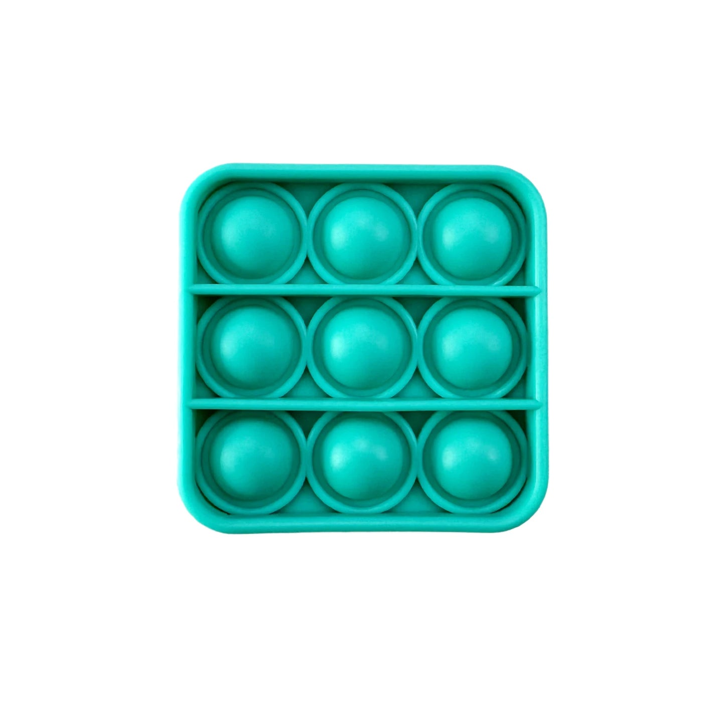 Pop Fidget Toys, Silicone Push Pop Bubble Toys for Kids and Adults Rainbow Fidget Poppers Square Octagon Heart Round Shape
