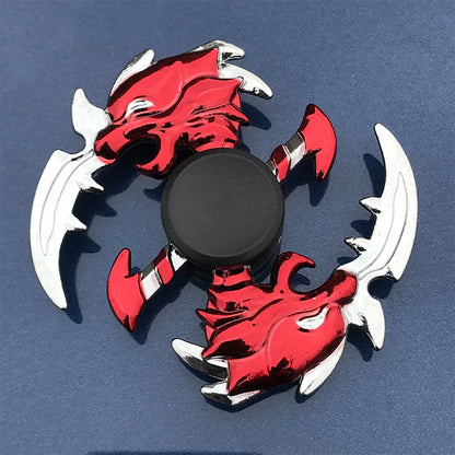Fidget Spinner Anime Game Cartoon Fingertip Gyroscope Metal Zinc Alloy Mute Hand Spinner Smooth Electroplate Stress Relief Toys