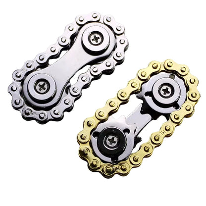 Chain wheel flywheel fingertip gyro chain metal toy stress resistance Figets Spinner Popite stress resistance Simpl Dimmer