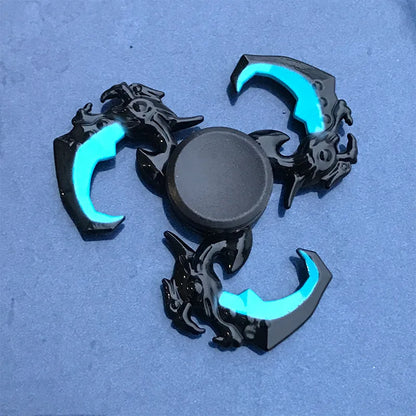 Fidget Spinner Anime Game Cartoon Fingertip Gyroscope Metal Zinc Alloy Mute Hand Spinner Smooth Electroplate Stress Relief Toys