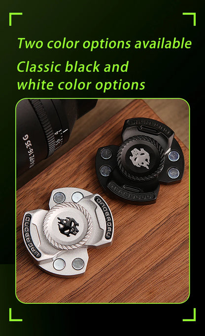 ADHD Focus Tool edc fidget 3-in-1 Fidget Toy Magnetic Spinner Push Play Gadget Stress Relief for Anxiety Kids Adults