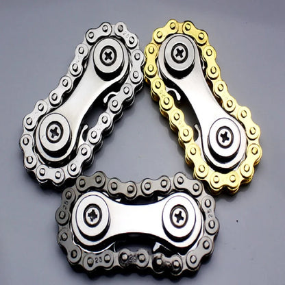 Chain wheel flywheel fingertip gyro chain metal toy stress resistance Figets Spinner Popite stress resistance Simpl Dimmer