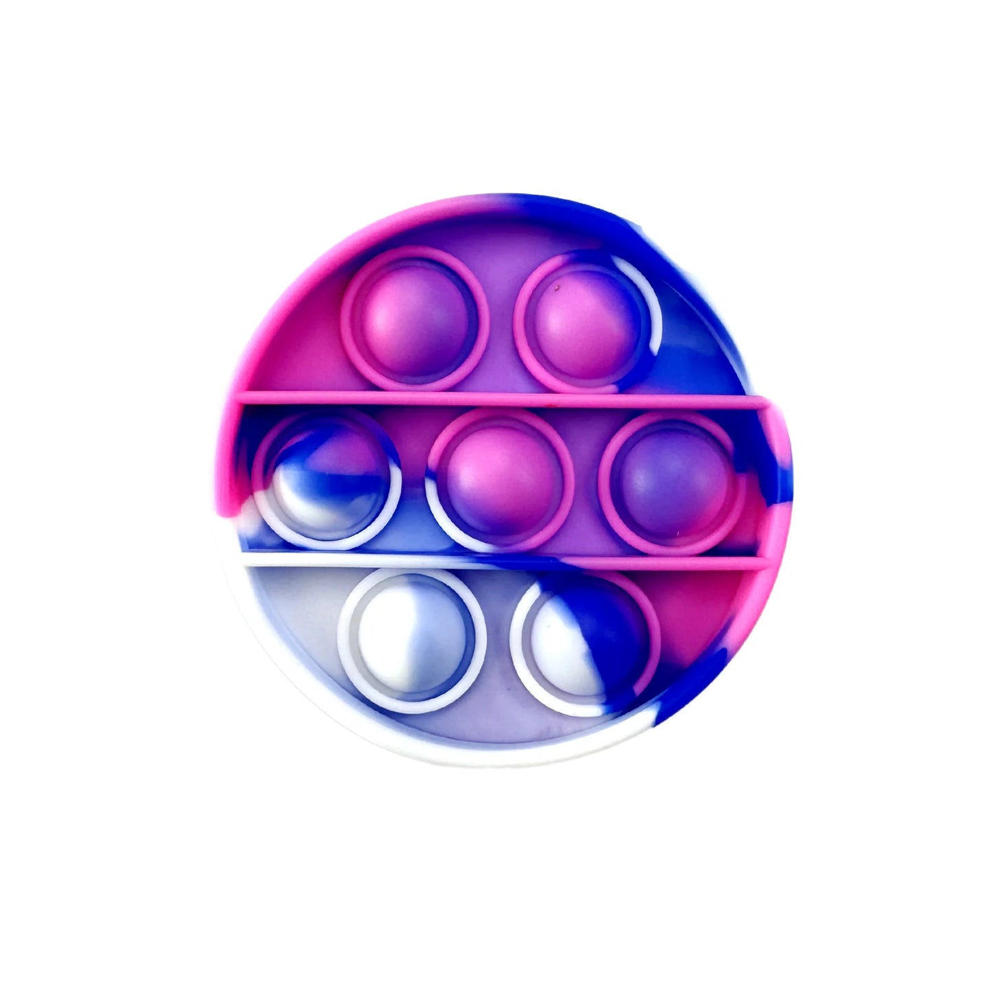 Pop Fidget Toys, Silicone Push Pop Bubble Toys for Kids and Adults Rainbow Fidget Poppers Square Octagon Heart Round Shape