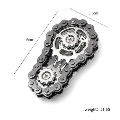 Chain wheel flywheel fingertip gyro chain metal toy stress resistance Figets Spinner Popite stress resistance Simpl Dimmer