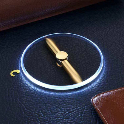 Fidget Spinning Pen with Led Light Help Relieve Stress Anxiety ADHD Cool EDC Gadgets Idea Gifts For Adults Kids Students