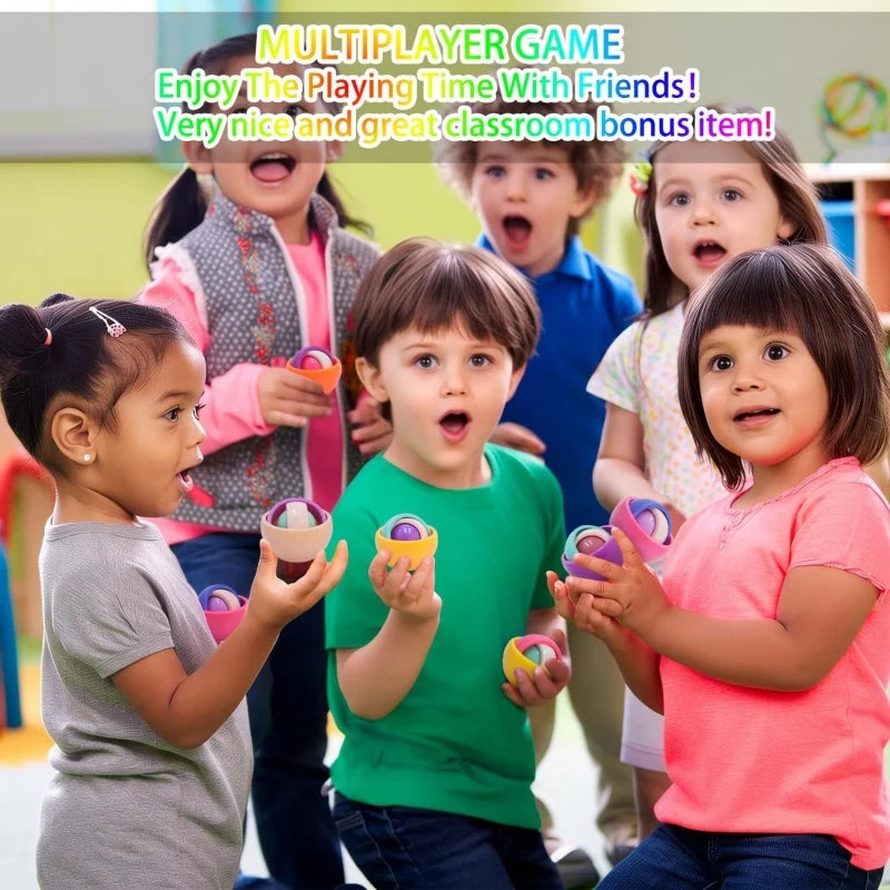 Fidget Toys Kids Spinner Gyro Ball Infinite Flip Decompression Sensory Toy ADHD Autism Stress Relief Toys Party Favors Gift