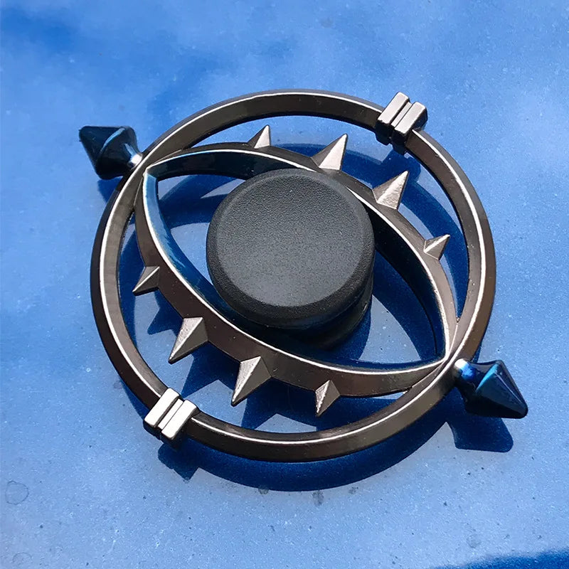 Fidget Spinner Anime Game Cartoon Fingertip Gyroscope Metal Zinc Alloy Mute Hand Spinner Smooth Electroplate Stress Relief Toys