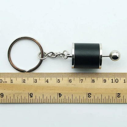 Metal Keyring Creative Car Shifter Keychain Six-Speed Gear Stick Knob Gearbox Model Key Antistress Adults New Fidget Toys