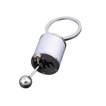 Metal Keyring Creative Car Shifter Keychain Six-Speed Gear Stick Knob Gearbox Model Key Antistress Adults New Fidget Toys
