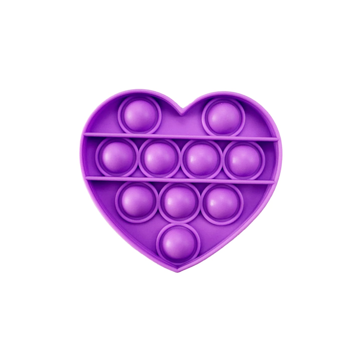Pop Fidget Toys, Silicone Push Pop Bubble Toys for Kids and Adults Rainbow Fidget Poppers Square Octagon Heart Round Shape